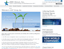 Tablet Screenshot of ahcgroup.com